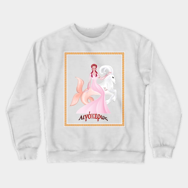 Horoscope Goddesses-Capricorn Crewneck Sweatshirt by amadeuxway